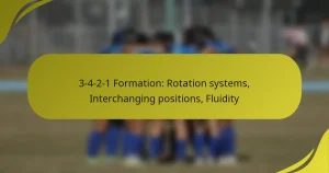 3-4-2-1 Formation: Rotation systems, Interchanging positions, Fluidity