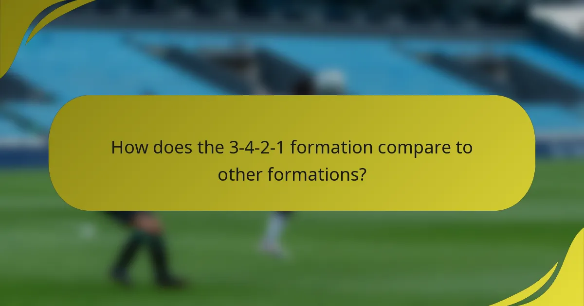 How does the 3-4-2-1 formation compare to other formations?